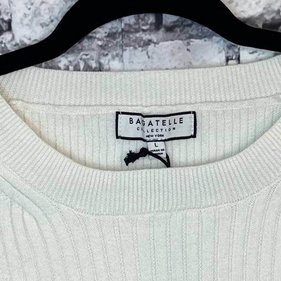 Bagatelle Ribbed Knit Sweater Size L - Picture 4 of 8